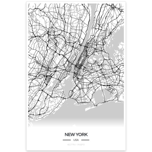 Map New York 